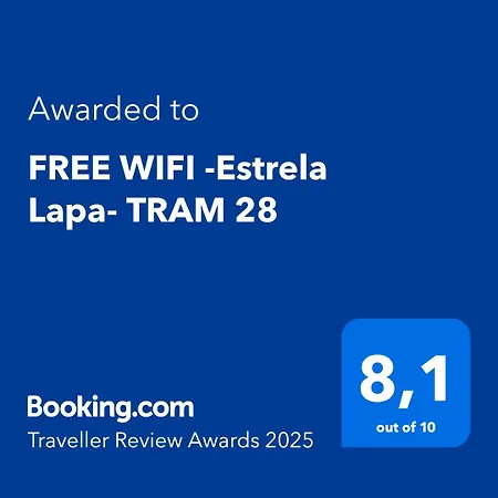 Free Wifi -estrela Lapa- Tram 28 Apartment